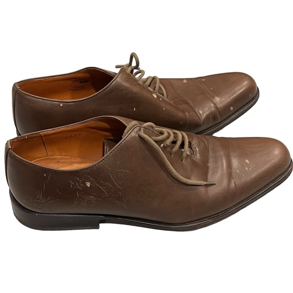 Men’s John Fluevog Brown Leather Derby Dress Shoes main image 7